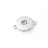 Silver Alloy 12mm 18mm Noosa Ginger Snap Base Interchangeable Accessories for Button Clasps DIY Jewelry Accessory