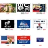 Trump bayrağı 90 * 150 cm 55 Stilleri Biden Bernie Donald Trump 2020 Tank Amerikan Cumhurbaşkanlığı Seçim Trump El Bayrakları OOA8102