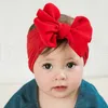 Mädchen Stirnbänder Neugeborenen Haarband Baby Großen Bogen Knoten Stirnband Turban Haarschmuck Haarband Wrap Kinder Headwear KKA6846