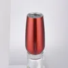 卵のカップのステンレス鋼のワインのタンブラーの蓋のマグカップの蓋のないシャンパンワインのガラスの車の断熱真空カップバー9色のおいしみWZW-YW3784-ZWL