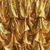 2020 nuovo arrivo delle 2 parti / Lot 10ft L * 30 pollici H d'oro con paillettes Tabella Gonna per la decorazione di nozze