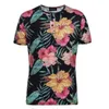 slim fit mens floral shirt