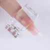 L08 100 pezzi Custodia doppia forma stampo per unghie finte trasparente copertura completa punte per unghie gel UV doppia forma e sistema acrilico9852151
