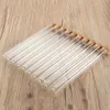 Fournitures de laboratoire 20pcs 16x150mm Tube à essai en plastique avec bouchon en liège Instrument de laboratoire général pour expérience physique et chimique 7508139