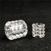 Insert de nœud de diamant en diamant en diamant de 15 mm 25 mm 25 mm avec 4 tours réacteur de noyau pour l xl xxl quartza banger ongles à eau fumer