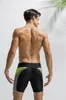 Homme hommes longs maillots de bain pantalons Surf Board Shorts Fitness Shorts Boxer slip maillots de bain Shorts serrés maillots de bain en Nylon