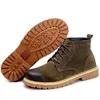 Hot koop-mode grote maat veiligheidslaarzen stalen neus caps werk schoenen outdoors werknemer veiligheid angle boot zapato