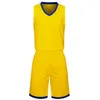 2019 nouveaux maillots de basket-ball vierges logo imprimé taille homme S-XXL prix pas cher expédition rapide bonne qualité jaune Y004nh