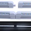 Luzes de tubo LED em forma de T8 V integrados de 3 pés de 5 pés 5 pés 6 pés 8 pés iluminação por porta de refrigerador de luas dupla linha de luz Tubos