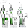 New Bong Glass Smoke Hookahs Thick Glass Water Bongs comb Perc Percolator Cute Heady Dab Rigs Water Pipes With 14mm Bowl