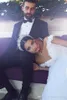 2019 neue Ankunft Blumenapplikationen Ballkleid Hochzeitskleid Arabisch Open Back Brautkleid Plus Size Nach Maß Vestido De Noiva