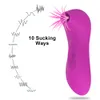 Succhiare il vibratore per le donne Massaggiatore clitoride Vibratore impermeabile in silicone Giocattoli del sesso della vagina femminile per la donna per adulti T200517