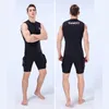 Herren-Tauchshorts, 2 mm, zwei Seitentaschen, Haut, flach genäht, für Jugendliche und Erwachsene, Tauchen, Schwimmen, Schnorcheln, Surfen, Tauchweste, warme Badebekleidung