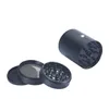 Metal Electric Smoke Grinder Four Layer Grinder Black