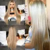 Mulheres reta longa peruca de cabelo loiro peruca natural sintético traje festa cosplay perucas completas para meninas loiro3024401