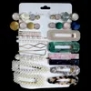 Pearl Hairpin Set Collection Fashion Amazon Acrilico Acido Fermagli per capelli Combinazione Regalo di Natale Gioielli da donna