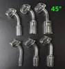 4mm Dikke Club 10mm 14mm 18mm Quartz Nail 45 90 Degrees 100% Pure Quartz Banger Nail Domeloze Nagel Roken Kom voor Glass Bongs