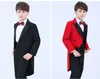 Handsome Double-Breasted Peak Lapel Kid Complete Designer Handsome Boy Wedding Suit Boys Attire Custom-made (Jacket+Pants+Tie) A58