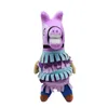 Roxo arco-íris cavalo brinquedos de pelúcia jogo periférico boneca informação cavalo alpaca tesouro peito grama lama cavalo