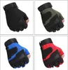 Guantes de moda para montar al aire libre, medio dedo, transpirable, antideslizante, protector de levantamiento de pesas, equipo con mancuernas, entrenamiento, guante masculino y femenino