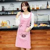 Söta kvinnor lady watertproof bib apron klänning restaurang hem kök med ficka matlagning bomullsmock förkläde söt björn bib6895356