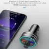 Bluetooth Car Kit 5 0 Handen Draadloos Voor Fm-zender Handen Muziek MP3 Speler Ontvanger Dual USB Fast Charge1302V