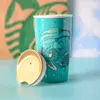 Starbucks Mermaid goddess Meet unexpectedly in the sea coffee cup Blue Double Insulation ceramics Mug out dooor in-car Accompanyin281g
