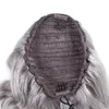 DrawString Ponytail Серый Натуральный Волнистый Кудрявый Пони Хвоста для Чернокожих Женщин, Короткие Серые Ponytails Удлинения Джерри Кудри Реальные Волосы с 2 Гребами и Эластичными NET 120G 140G