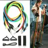 11 sztuk / zestaw ciągnij liny fitness Ćwiczenia oporowe oporki Lateksowe rury Pedal Esserciser Trening Trening Ciało Elastyczne Band Yoga FY7007