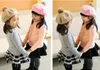 Hot Sale Kids Pearl Rabbit Fur Beret Hat för Baby Girls Beanie Mössor med Pompom Multicolors