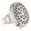 Bathroom Shower Head Chrome Finish 4 inch High Pressure Shower Head Wall Mounted Showerheads with 5-mode Showering