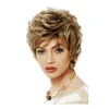 AIMISIショートピクシーカット合成WIG Perruquesシミュレーション人間の髪の毛Bobo Wigs Pelucas de Cabello Humano 10スタイル