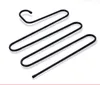 5 lager s Shape Hängare Multi Funktionell Non Slip Clothe Hangers Scarf Pant Storage Hängare Tjocken Järn Kläder Storage Rack DBC VT0870