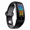 Q6 Fitness Tracker Smart Armband Blod Syre Blodtryck Monitor Vattentät IP68 Armbandsur Altitude Meter Watch For Android 7771166