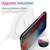 Q18 Cable USB Pad Fast 10W Qi Wireless Charger for iphone xs huawei LED Lighting Quick Charging With Micro for Samsung note9