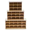 Mobile Phone Tempered Glass Film Storage Rack Multi-layer Storage Box Desktop Multi-cell Classification Sorting Box for Phone Accessories