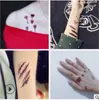Falso de Halloween horrible cicatriz de la herida de la puntada rasguño tatuajes pegatinas mezclar estilos de agua a prueba de tatuajes Los tatuajes temporales del arte de cuerpo HA220