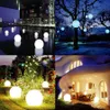 Lampes 7 couleurs RGB LED boule magique flottante LED illuminée boule de piscine lumière IP68 meubles d'extérieur lampes de table de bar avec télécommande