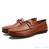 Zapatos oficiales de cuero genuino para hombre de alta calidad Diseñador de lujo Mocasines de gamuza Zapatos suaves para hombre vestido para caminar zapato casual comodidad aliento zapatos