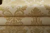 Hot selling unique Classic Mystery Black Velvet velvet Flocking Damask Wallpaper Textile Wallcovering for home decoration