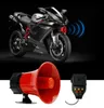 30W Bil Siren Motorcykellarmförstärkare Högtalare Horn Tweeter Med Mikrofon (Siren + Fire + Alarm + Record + PLAY-funktion)