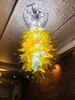 Lampade a sospensione multicolori 100% Art Light Illuminazione a soffitto in vetro soffiato fatto a mano LED per la decorazione delle scale della villa dell'ufficio del caffè