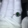 Choucong Princess Diana Ring 2ct Diamond 100% Real 925 Sterling Silver Engagement Wedding Band Pierścienie dla kobiet Mężczyźni Bijoux