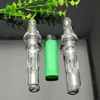Glass Pipes Smoking blown hookah Manufacture Hand-blown bongs New Pointed Glass Pipe