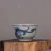 Antique Ceramic tea cup high quality 100ml porcelain Handmade painted teacup Small tea bowl