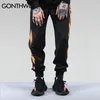 Gonthwid Striped Patchwork Harem Pants Mens 2017 Hip Hop Printed Color Block Casual Joggers Sweatpants Trousers Male Streetwear Y190509