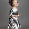 Robes d'été pour mère et fille, vêtements décontractés à rayures pour famille, vêtements assortis pour maman et fille