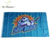 ECHL Orlando Solar Bears Flag 3*5ft (90cm * 150cm) 폴리 에스테르 배너 장식 플라잉 홈 가든 축제 선물
