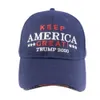 Fashion-4styles Donald Trump Hat Camouflage USA Flagga Baseball Cap Håll Americahat 3D Broderi Star Letter Justerbar Snapback FFA3140