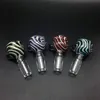 Free DHL!!! Reversal Wig Wag Glass Bowl With 14mm 18mm Male Bowl Smoking Bong Bowls Piece For Tobacco Glass Water Bongs